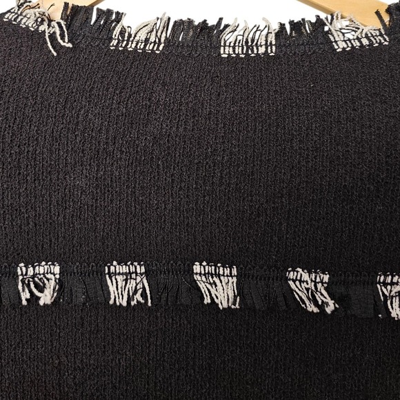 NIC+ZOE Black Textured Open Front Cardigan Sweater Jacket Size M NWT Retail $178 - Picture 13 of 13